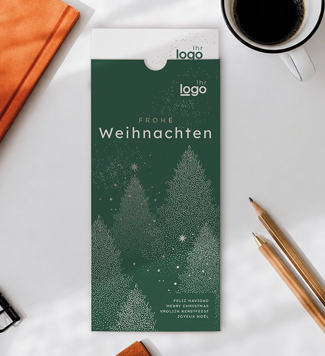 Karte mit Etui