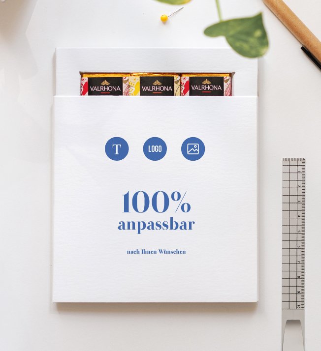 Schokoladenkarten 100% perso.