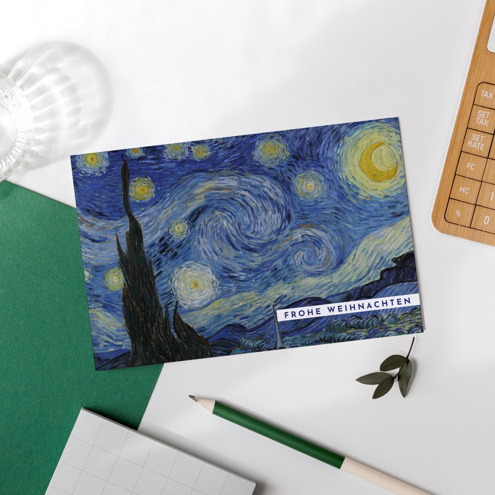Detail Die Sternennacht, Van Gogh