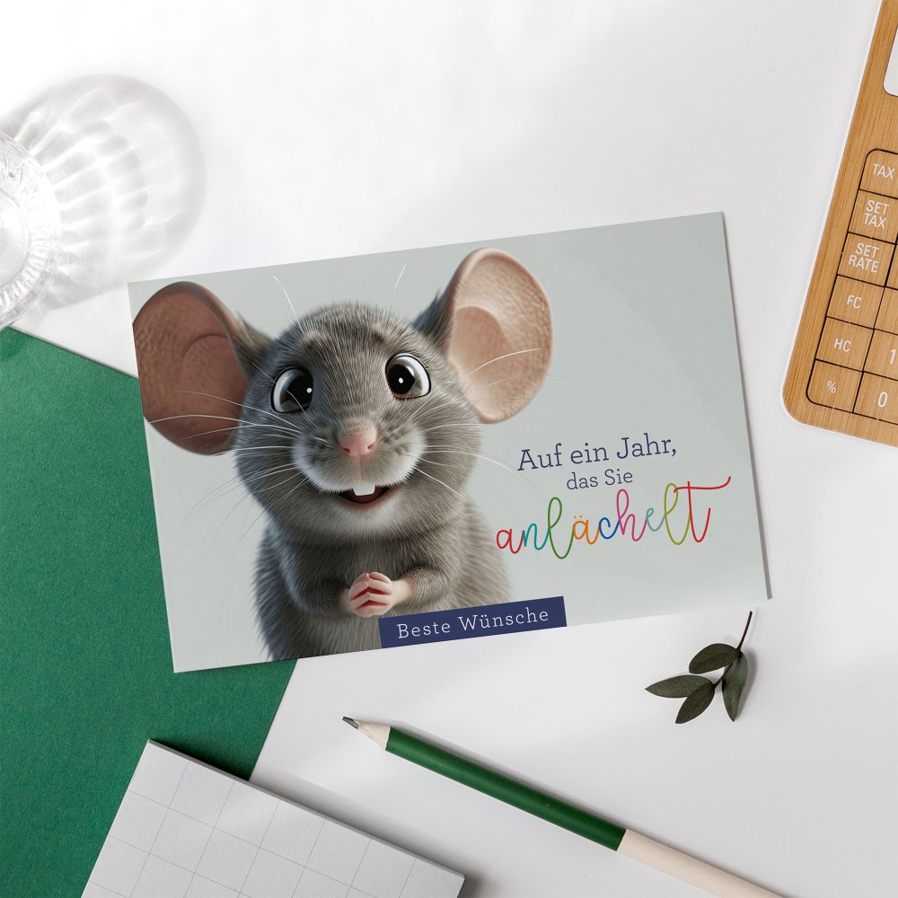 Smiling mouse