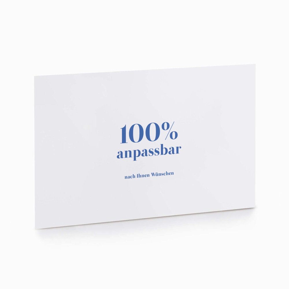 100% anpassbar