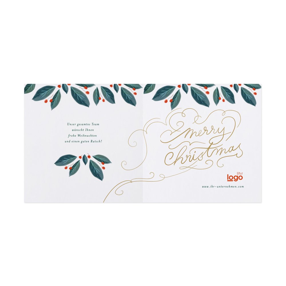 Christmas calligraphy
